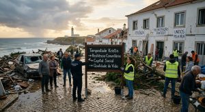 tempestade kristin estudo politécnico leiria